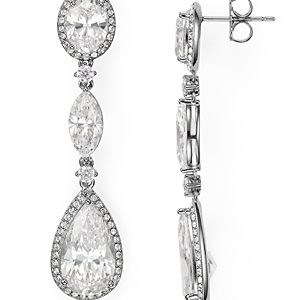 Nadri Oval Drop Earrings- 1416327