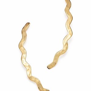 14K Yellow Gold Zigzag Hammered Climber Earrings - 100% Exclusive- 1391725