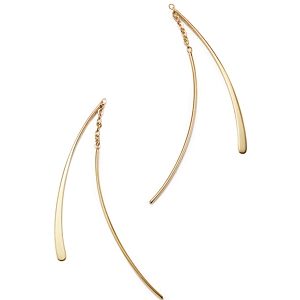 14K Yellow Gold Small Double Wire Dangle Earrings - 100% Exclusive- 706396