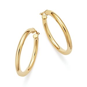 Bloomingdale's 14K Yellow Gold Tube Hoop Earrings - 100% Exclusive- 538480