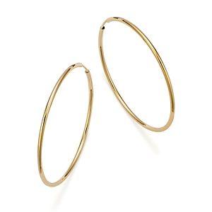 Bloomingdale's 14K Yellow Gold Endless Hoop Earrings - 100% Exclusive- 538483
