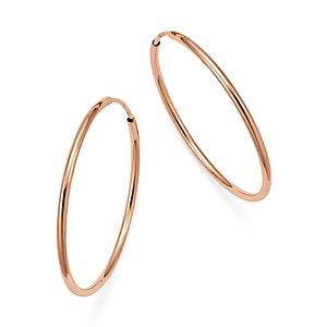 Bloomingdale's 14K Rose Gold Endless Hoop Earrings - 100% Exclusive- 1391717