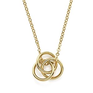 14K Yellow Gold Love Knot Necklace, 18 - 100% Exclusive- 2547799
