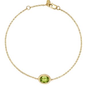 Peridot Oval Bracelet in 14K Yellow Gold - 100% Exclusive- 2549246