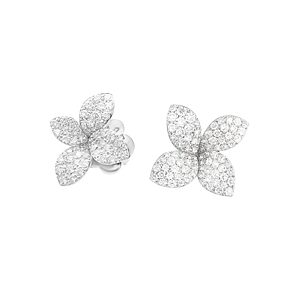 Pasquale Bruni 18K White Gold Secret Garden Pave Diamond Earrings- 2442472