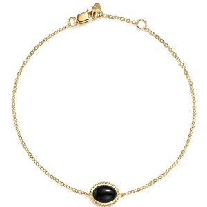 Onyx Oval Bracelet in 14K Yellow Gold - 100% Exclusive- 2565436