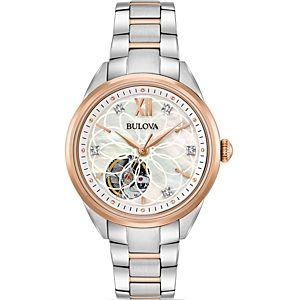 Bulova Two-Tone Automatic Watch, 34.5mm- 2612618