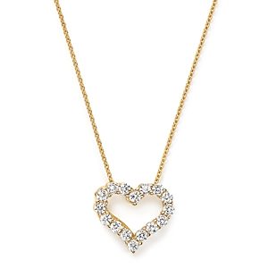 Diamond Heart Pendant Necklace in 14K Yellow Gold, .25 ct. t.w. - 100% Exclusive- 2619876