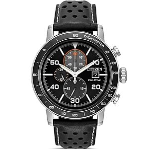 Citizen Men's Leather Strap Watch, 44mm- 2805132