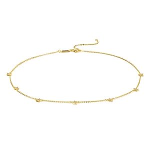 Argento Vivo Pave Star Choker Necklace, 15- 2869799