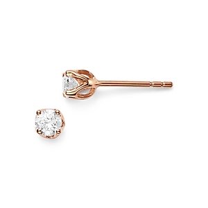 Bloomingdale's Diamond Tulip Stud Earrings in 14K Rose Gold, 0.33 ct. t.w. - 100% Exclusive- 2873155