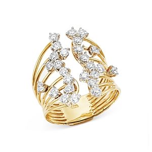 Bloomingdale's Diamond Spray Open Statement Ring in 14K Yellow Gold, 1.40 ct. t.w. - 100% Exclusive- 2907712