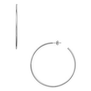 Aqua Large Hoop Earrings in Sterling Silver - 100% Exclusive- 4898638