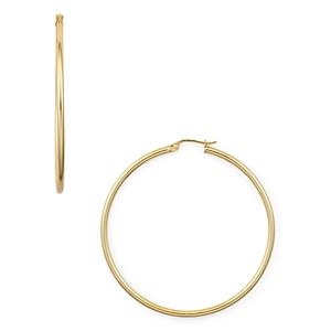 Aqua Medium Hoop Earrings in 18K Gold-Plated Sterling Silver or Sterling Silver - 100% Exclusive- 2979296