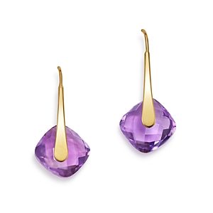 Bloomingdale's Amethyst Faceted Drop Earrings in 14K Yellow Gold - 100% Exclusive- 2979922