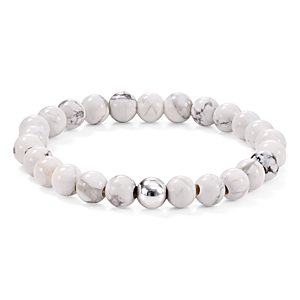 Aqua Sterling Silver & Stone Beaded Stretch Bracelet - 100% Exclusive- 3845268