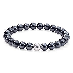 Aqua Sterling Silver & Stone Beaded Stretch Bracelet - 100% Exclusive- 3845268