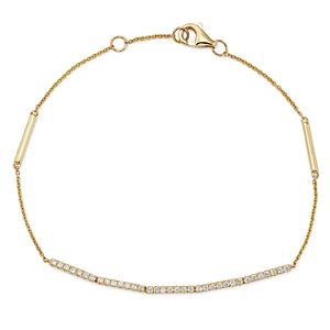 Bloomingdale's Diamond Bracelet in 14K Yellow Gold, 0.20 ct. t.w. - 100% Exclusive- 2949798
