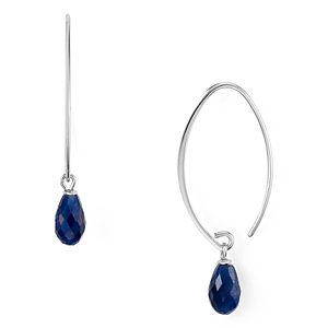 Bloomingdale's Threader Sapphire Drop Earrings - 100% Exclusive- 3037140
