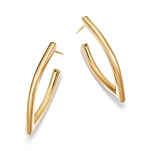 Bloomingdale's V-Shape Hoop Earrings in 14K Yellow Gold - 100% Exclusive- 3074926