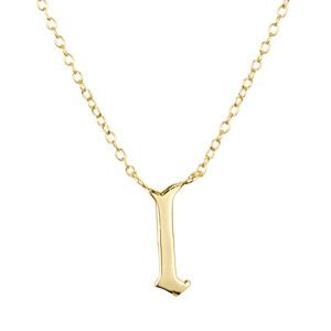 Argento Vivo Gothic Initial Pendant Necklace, 16- 3081119