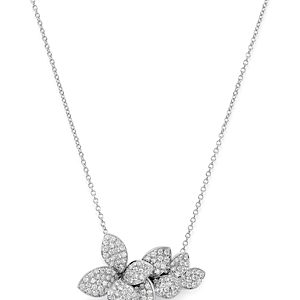 Pasquale Bruni 18K White Gold Stelle in Fiore Diamond Pendant Necklace, 16.5- 2981022