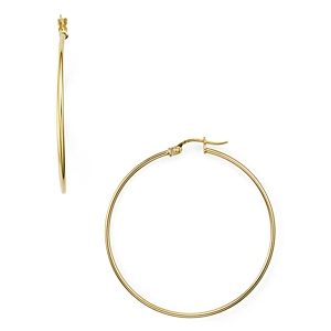 Aqua Medium Hoop Earrings in 18K Gold-Plated Sterling Silver - 100% Exclusive- 3091435