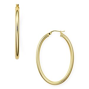 Aqua Tube Hoop Earrings in 18K Gold-Plated Sterling Silver - 100% Exclusive- 3091431