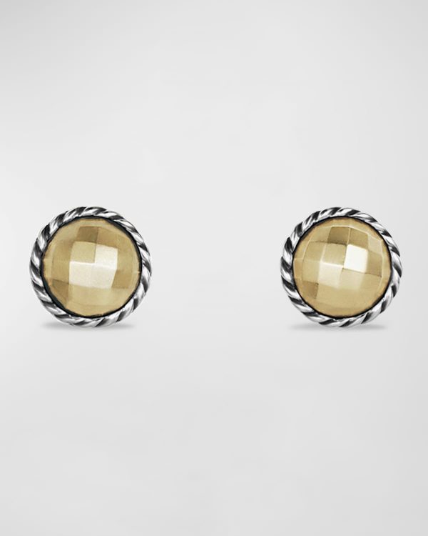 Chatelaine Stud Earrings with Gold- sku155921470