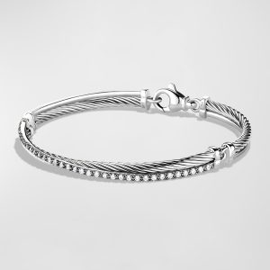 Crossover Bracelet with Diamonds- sku206160202