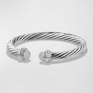 7mm Pave Diamond Dome Bracelet- sku162060352