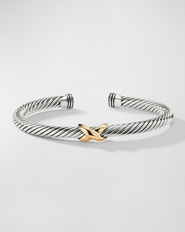 X Bracelet with 14K Gold, 5mm- sku169619211