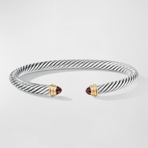 Cable Bracelet with Diamonds in Silver, 5mm- sku179440116