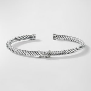 X Bracelet with Diamonds- sku139320427