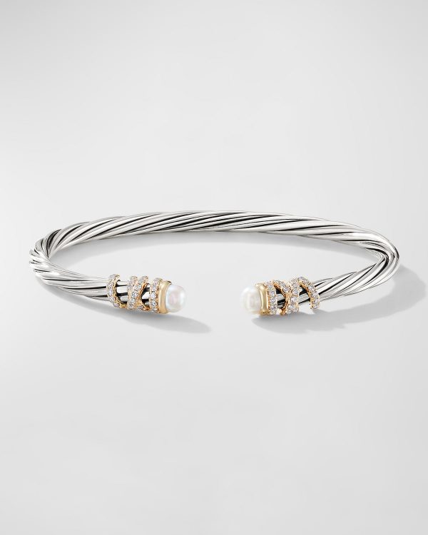 4mm Helena Cabochon Tip Bracelet with Diamonds- sku169643818