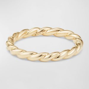 Paveflex 2.7mm Band Ring in 18K Gold, Size 6- sku175480034