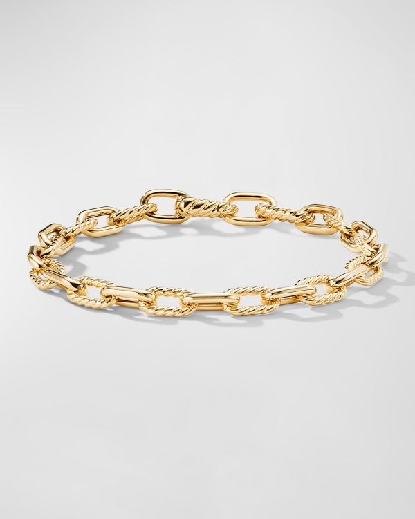 DY Madison Chain Bracelet in 18K Gold, 6mm, Size L- sku177320036