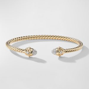 Renaissance 18k Bracelet w/ Diamonds, Size M- sku177360120
