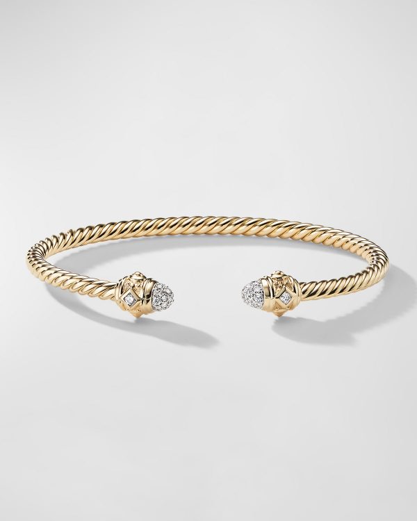 Renaissance 18k Bracelet w/ Diamonds, Size M- sku177360120