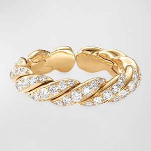 Paveflex 18k Gold & Diamond Ring, Size 4.5-5.5- sku181380621