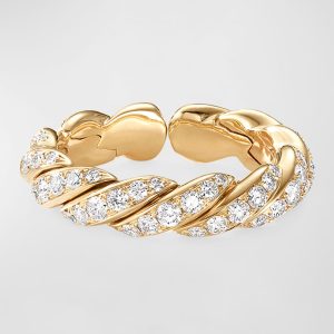 Paveflex 18k Gold & Diamond Ring, Size 7.5-8.5- sku181390193