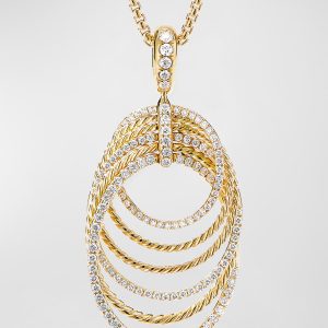 Origami 18k Pendant Necklace w/ Diamonds- sku189350035