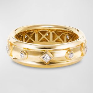 18k Modern Renaissance Ring w/ Diamonds, Size 6- sku189980342
