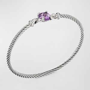Chatelaine Pave Prong Bracelet with Stone- sku191010466