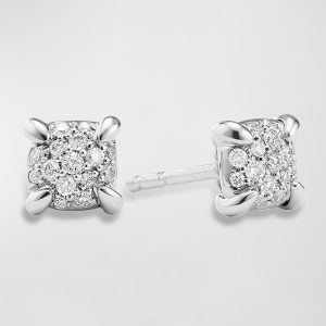 Chatelaine 18k White Gold Diamond Stud Earrings- sku194630053