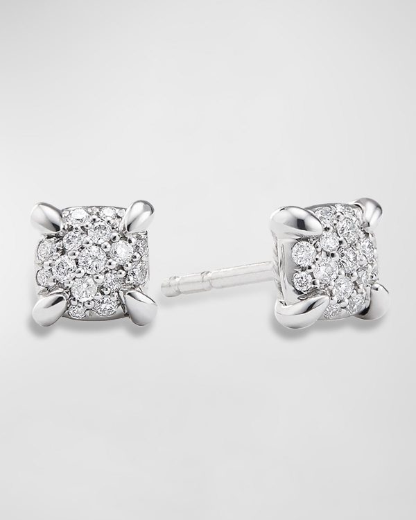 Chatelaine 18k White Gold Diamond Stud Earrings- sku194630053