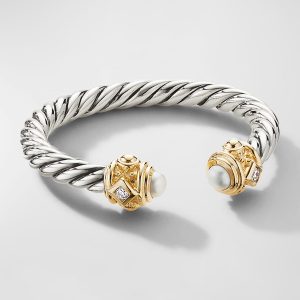 2.3mm Renaissance Color Ring with 14K Gold and Diamonds in Silver- sku194220291