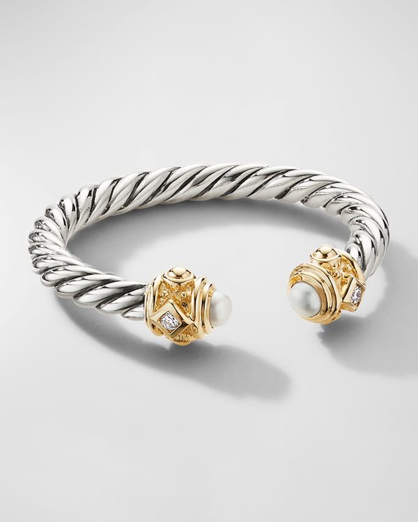 2.3mm Renaissance Color Ring with 14K Gold and Diamonds in Silver- sku194220291