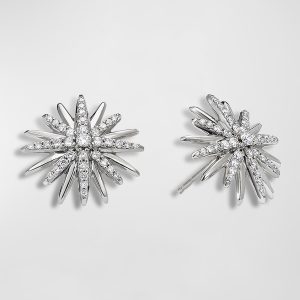 Starburst Stud Earrings with Pave Diamonds- sku194231285