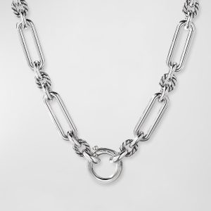 Lexington Chain Necklace in Sterling Silver, 20"L- sku196320302